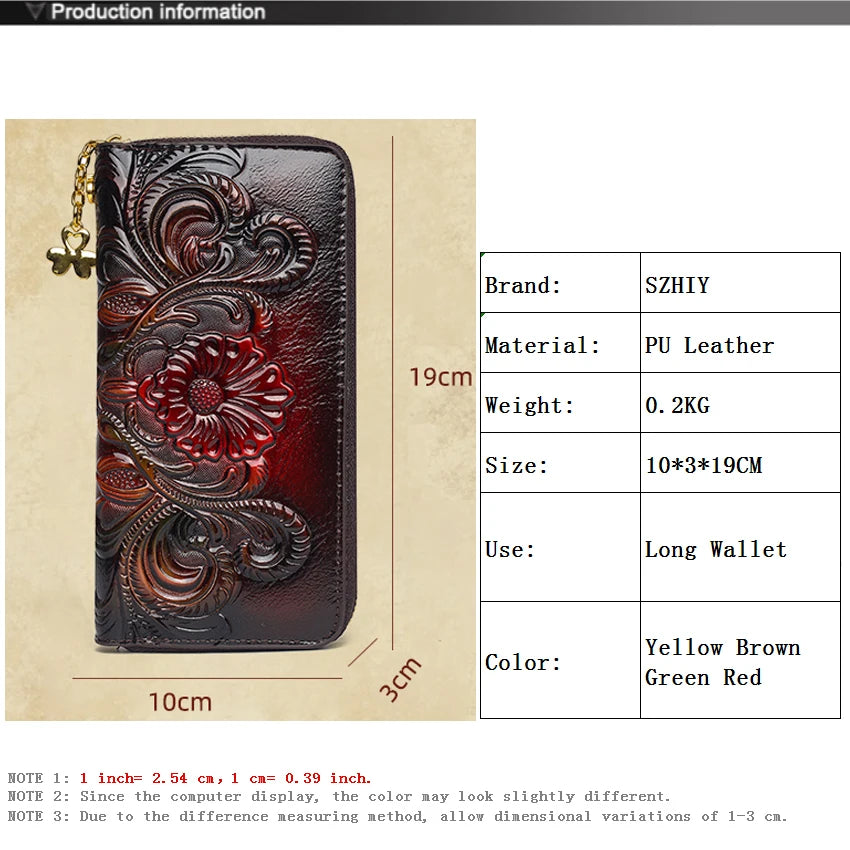 Luxury Designer Long Wallet Women Mobile Phone Wrist Wallet