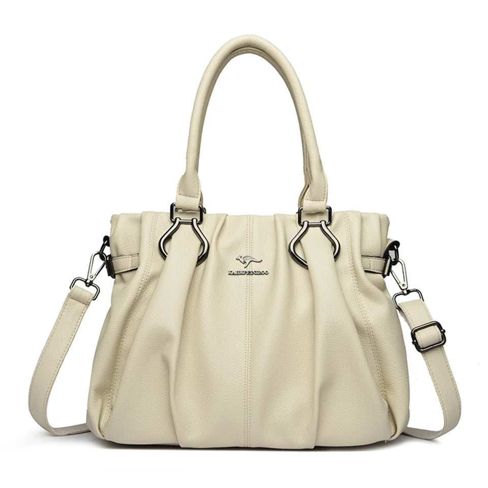 Genuine Casual Tote Bag Luxury Handbags Designer Purse High Quality Soft Leather