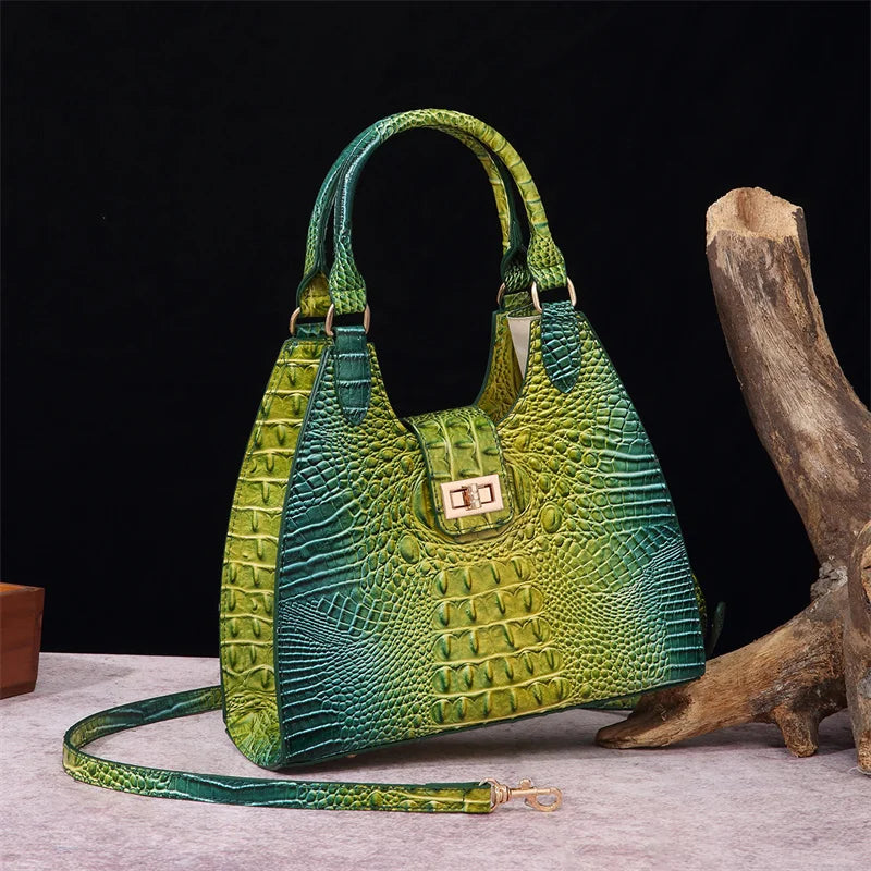Women Vintage PU Leather Crossbody Handbag Fashion Design Shoulder Messenger Bag