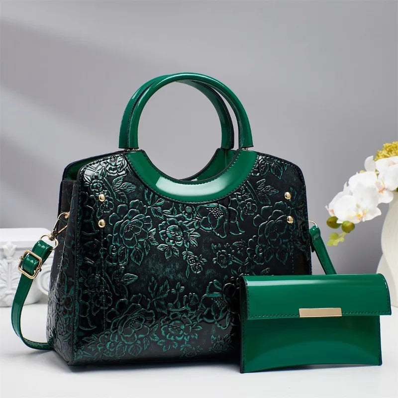 Casual Tote Bag Luxury Leather Handbags Purse Messenger Bag