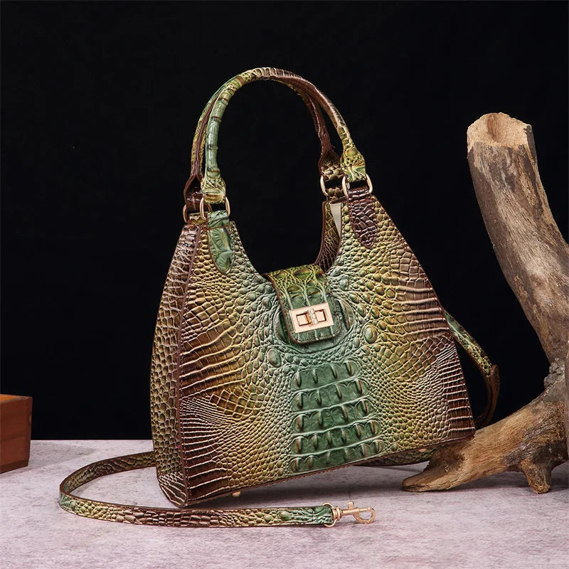 Women Vintage PU Leather Crossbody Handbag Fashion Design Shoulder Messenger Bag