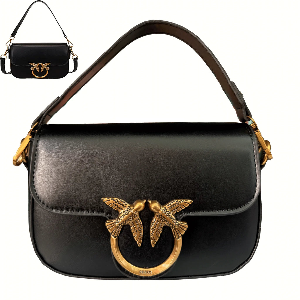 Crossbody Handbag Leather Tote Trendy Design Commuter Bag
