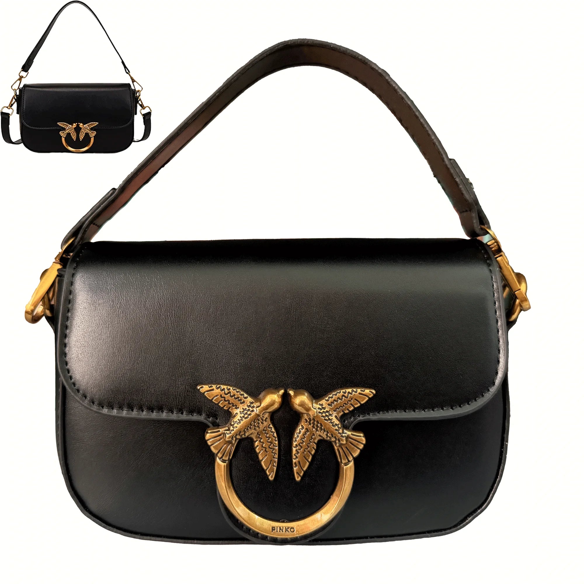 Crossbody Handbag Leather Tote Trendy Design Commuter Bag