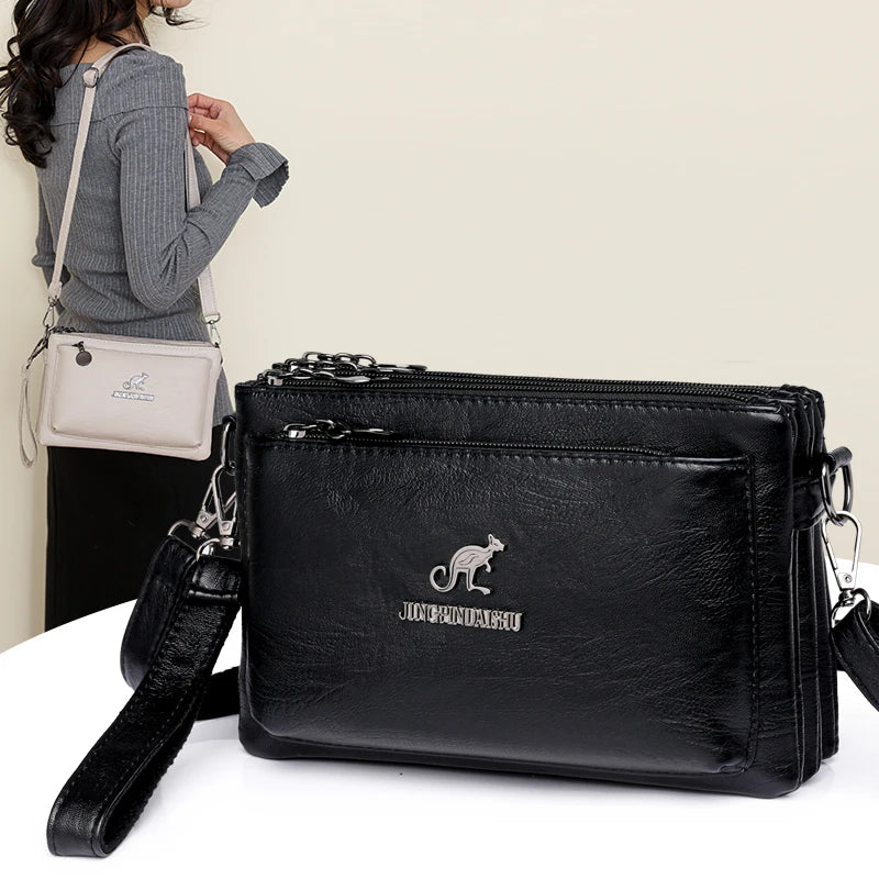 Quality Women Leather Top Handle Shoulder Tote Luxury Design