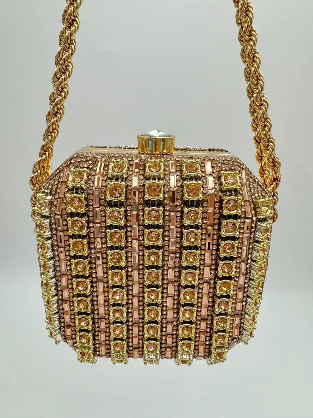 Fashion dinner bag pearl button handbag formal bag shell chain bag crossbody bag
