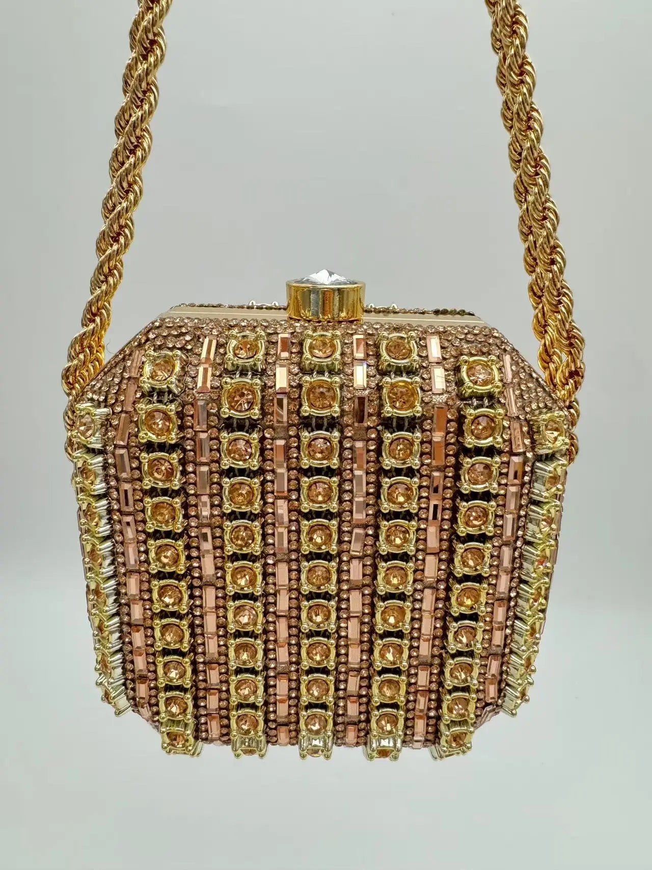 Fashion dinner bag pearl button handbag formal bag shell chain bag crossbody bag
