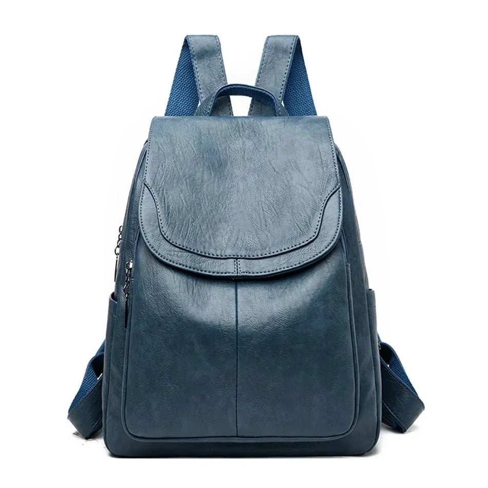 Soft Leather Backpack Fashion Female Shoulder Bag