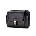 Genuine Leather Vintage Waist Packs Men Travel Pack