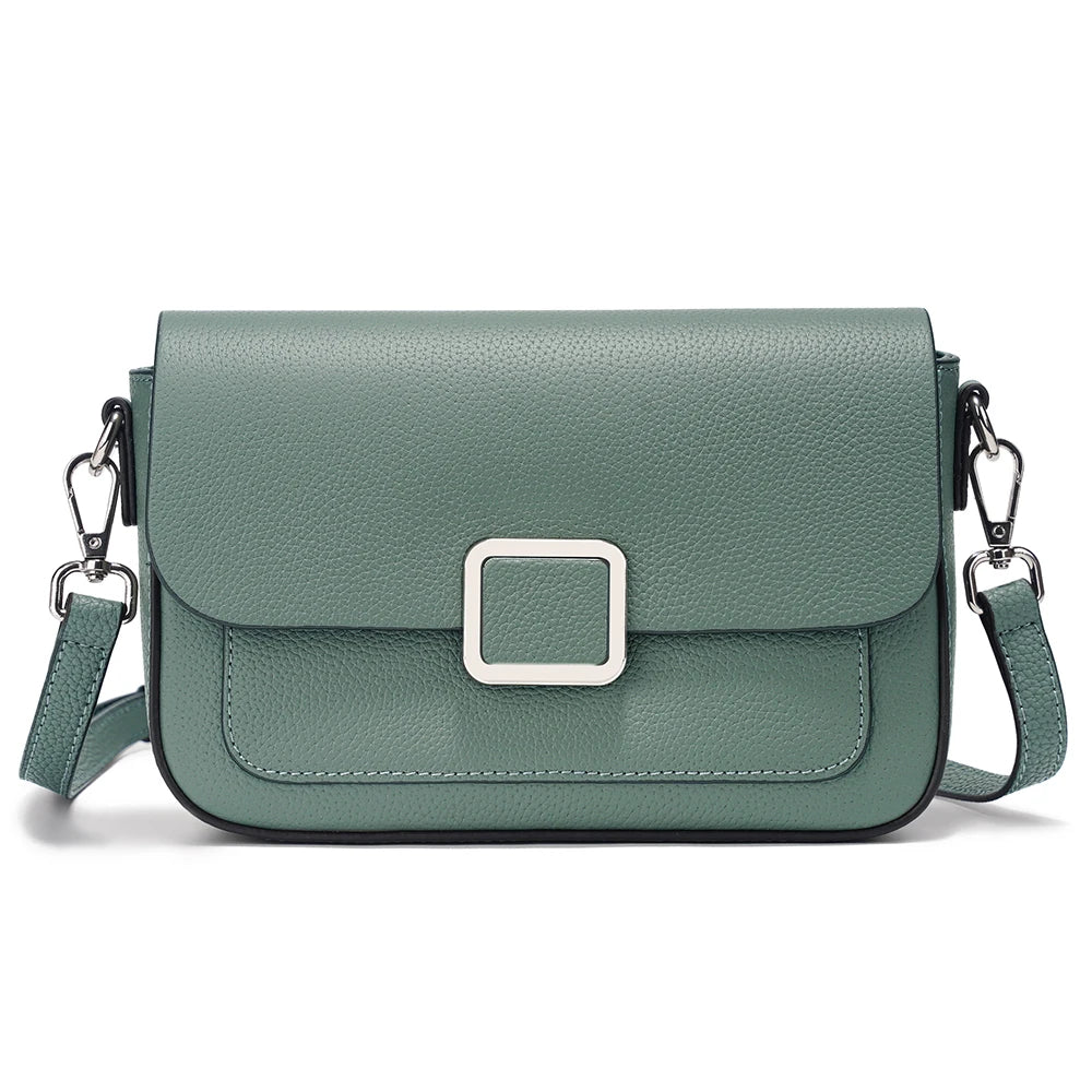 Premium Design Arm Bag Genuine Leather Bag Fashion Square Shoulder Crossbody Bag