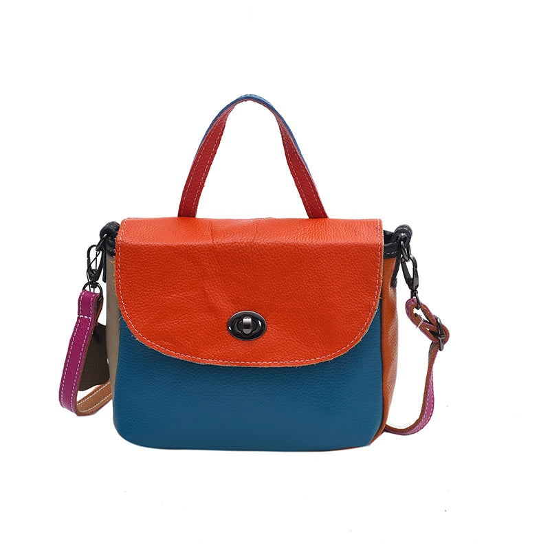 Luxury Layer Cowhide Tote Fashion High Quality Genuine Leather