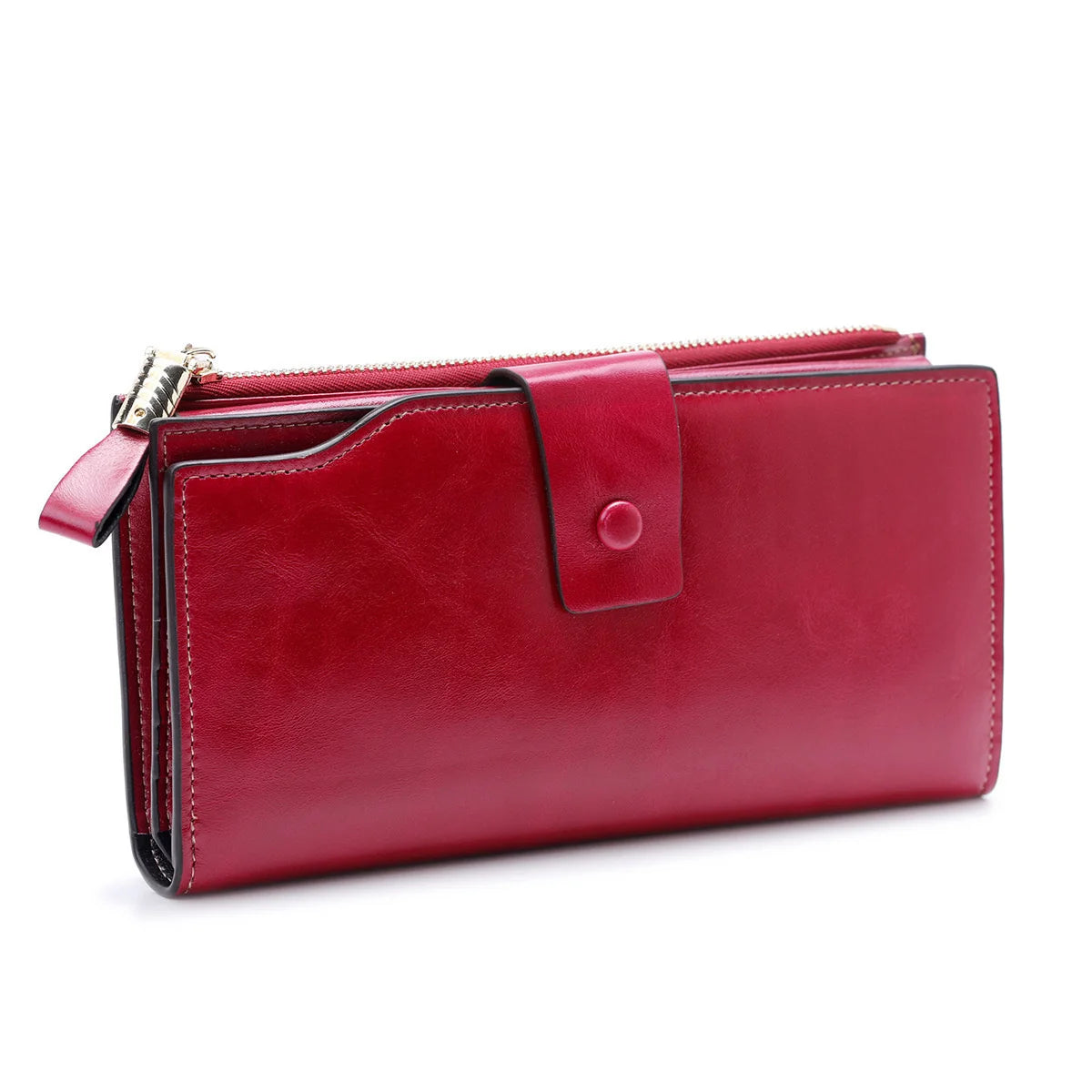 Women Leather Wallet For Cell Phone Genuine Leather Purse Coin Purse