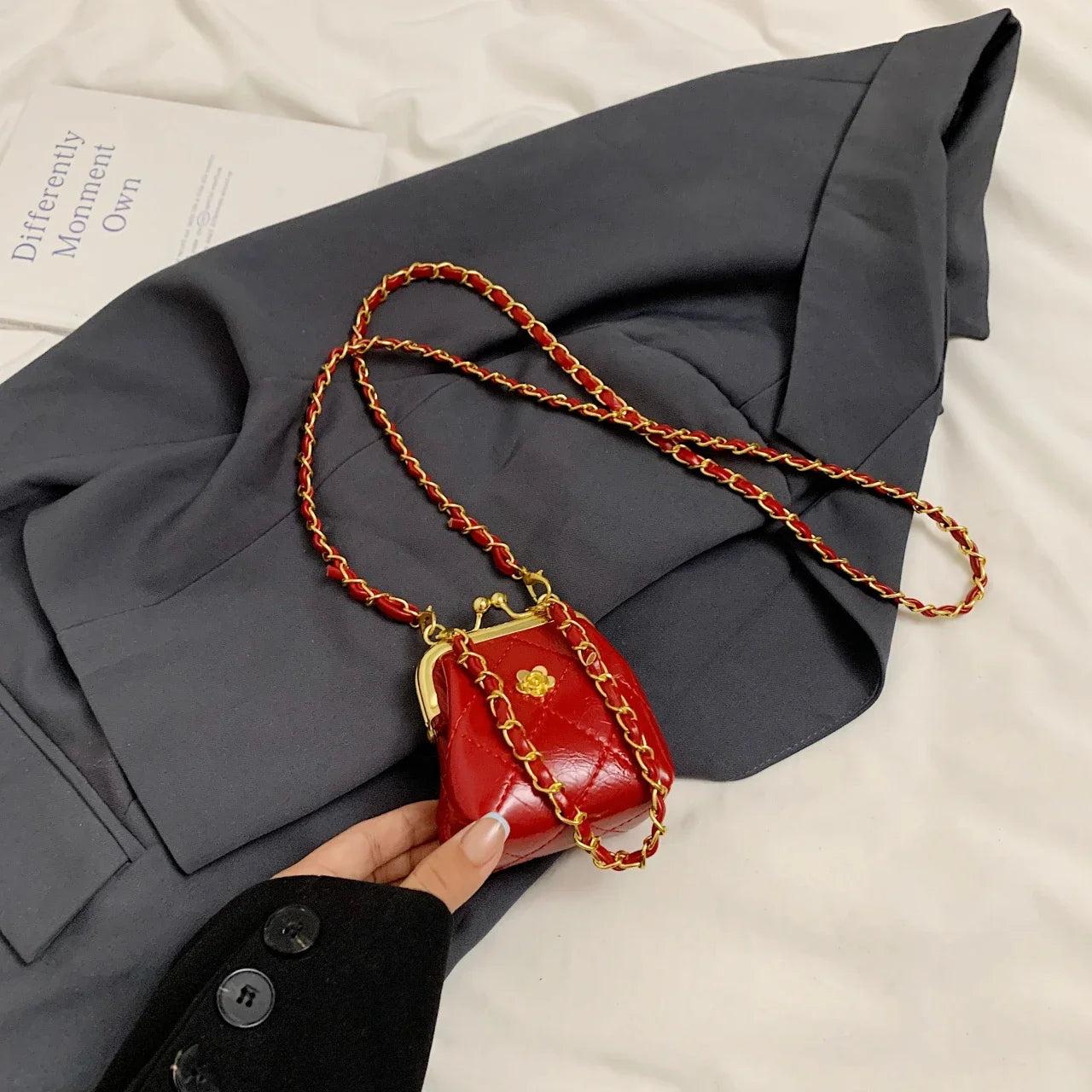 Super Mini Crossbody Bag Luxury Design Coin Purse