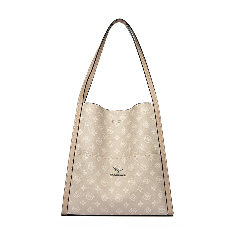 Genuine Brand High Quality Leather Casual Tote Luxury Handbag Top-handle Bag