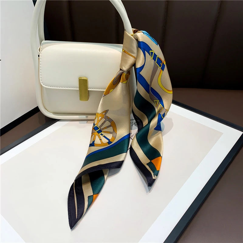 Women 100% Mulberry Real Silk Scarf 53cm