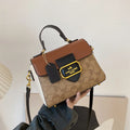 Luxurious fashionable retro handbag for women high-end color scheme tote crossbody bag