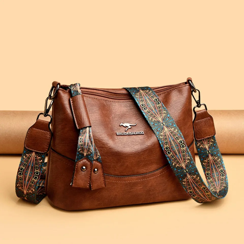Soft Leather Crossbody Bags Women Bags Designer Vintage Casual Shoulder Bag