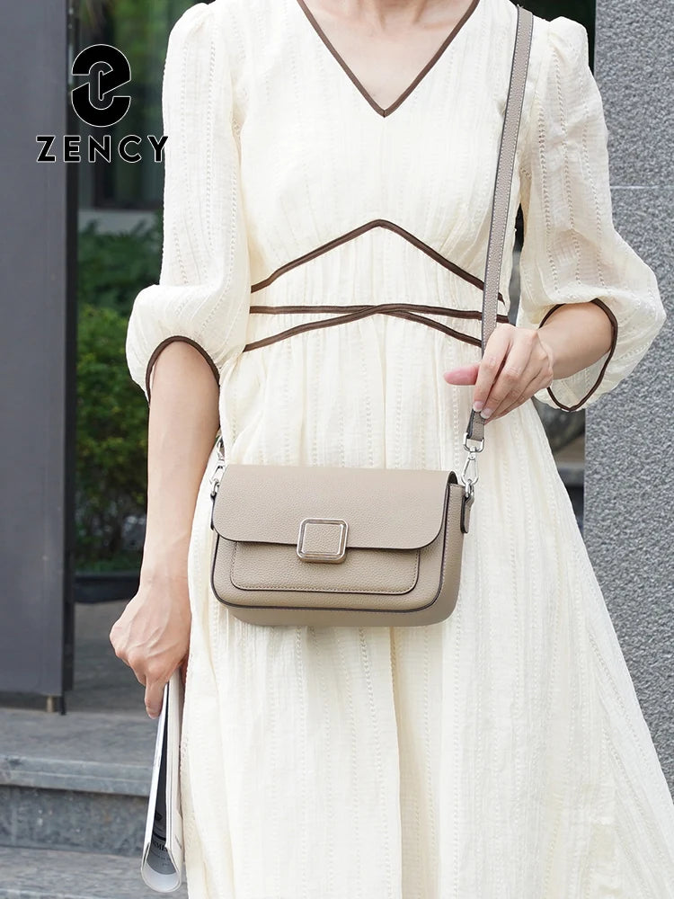 Premium Design Arm Bag Genuine Leather Bag Fashion Square Shoulder Crossbody Bag