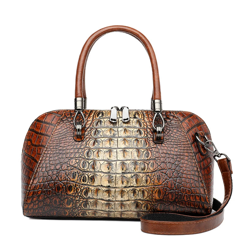 Luxury Designer Handbag Shoulder Bag Crocodile Patterned Handbag High-quality