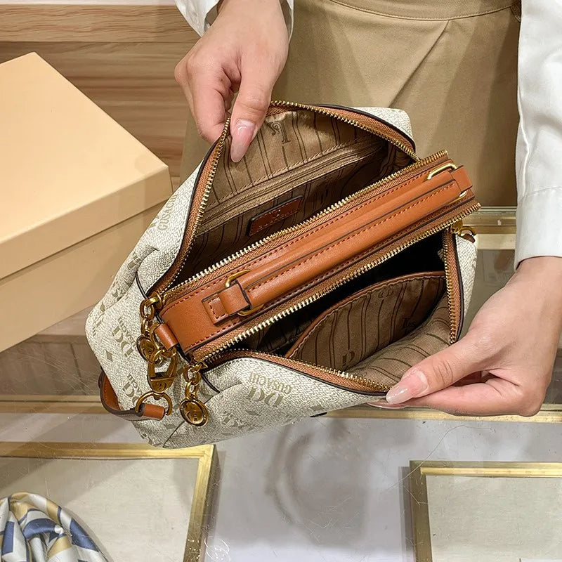 Fashionable Handbag Retro Single Shoulder Crossbody Bag