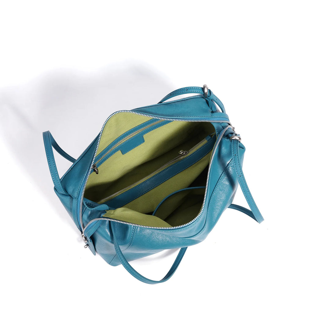 Genuine Leather Hobo Bag Lazy Style Underarm Shoulder Bag