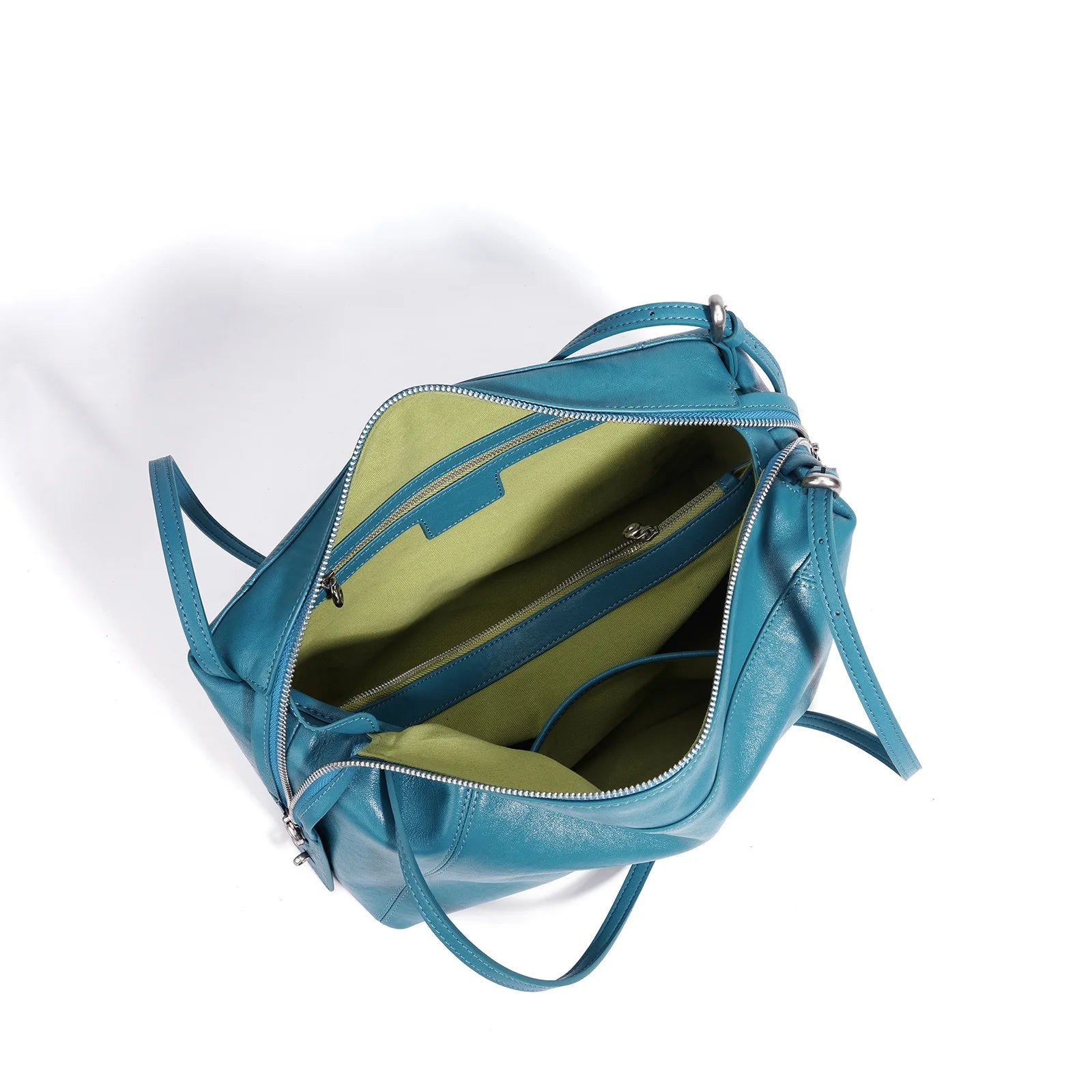 Genuine Leather Hobo Bag Lazy Style Underarm Shoulder Bag
