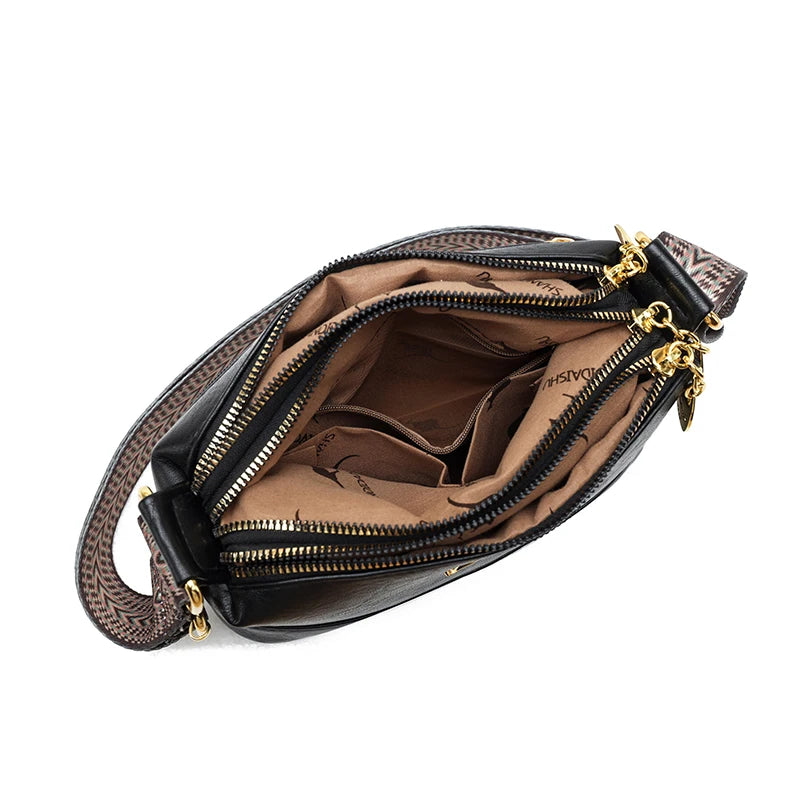 100% Cow Leather High Quality Luxury Design Handbag