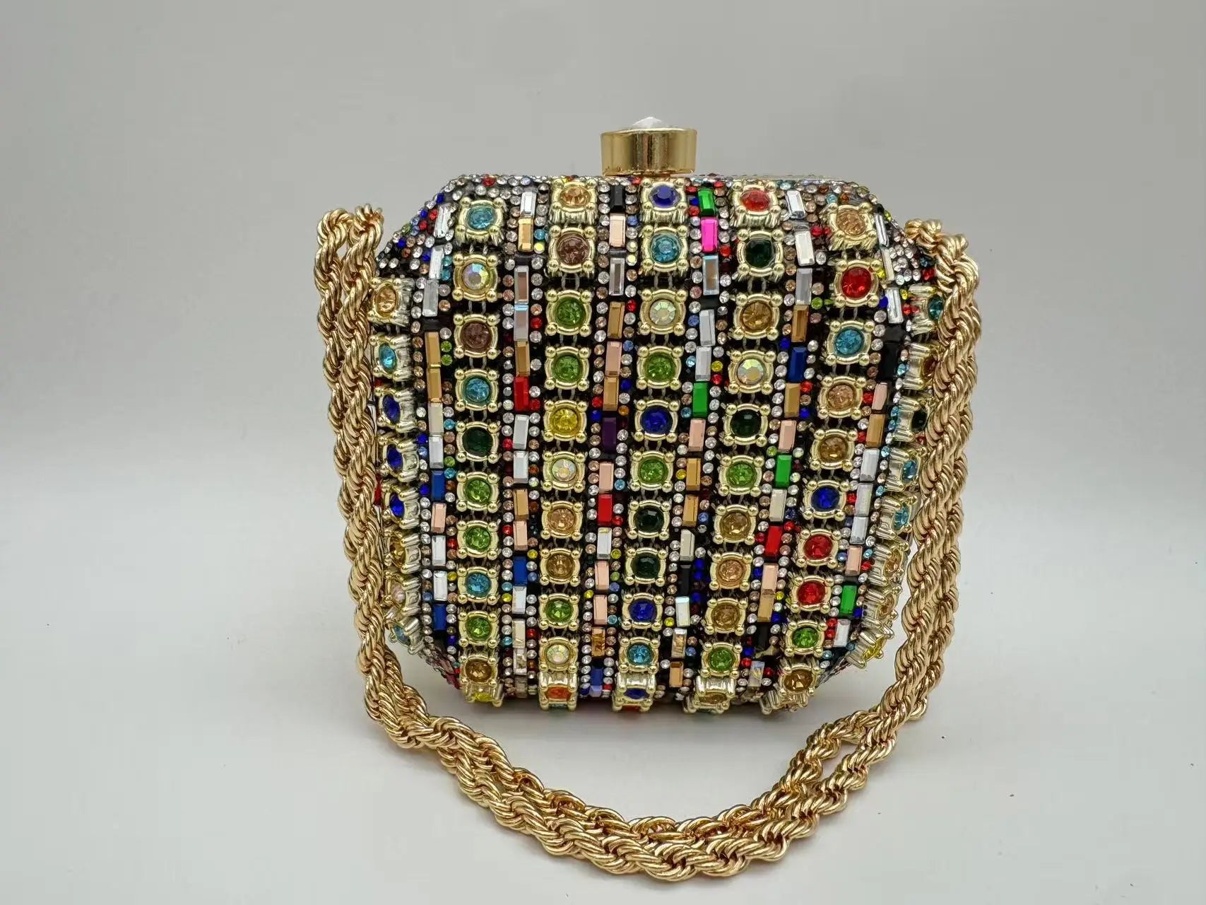 Fashion dinner bag pearl button handbag formal bag shell chain bag crossbody bag