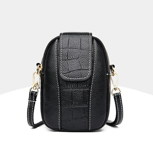 PU Leather Crossbody Messenger Bags Flap Vintage Small Shoulder Phone Purse