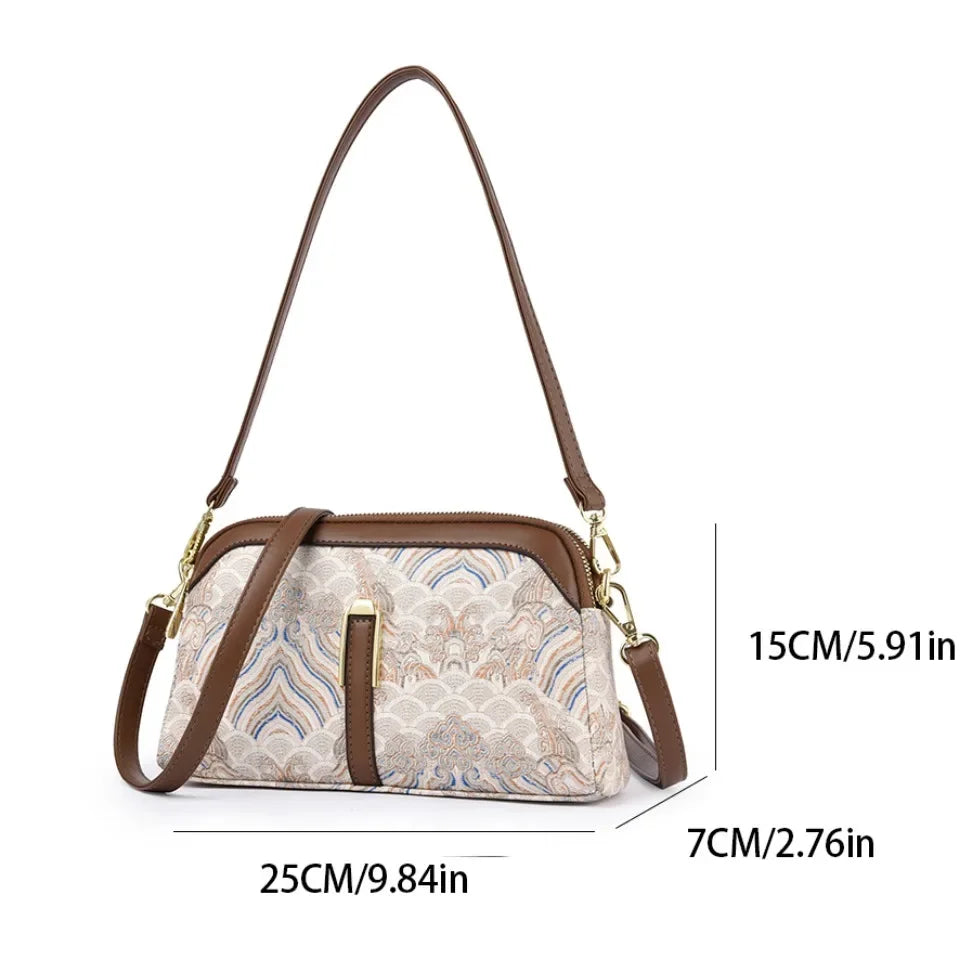 Luxury Design Shoulder Bag Fashion Print Purse Ladies High Quality Leather Bag