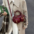 Vintage Style Boston Bag Fashion Handbags Shoulder Bags