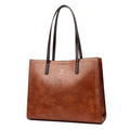 Vintage Large Capacity Shoulder Bag Top-Handle Design