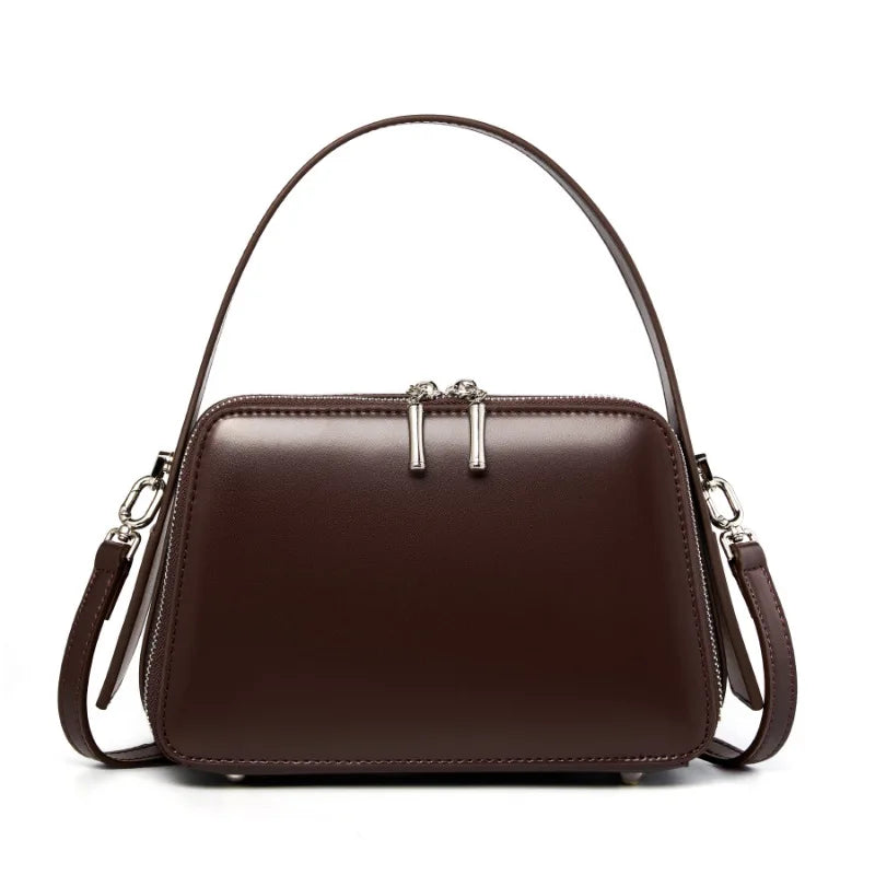 Genuine leather handbags vintage shoulder crossbody bags luxury high quality