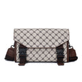 Men's Crossbody Fashion Business PU Leather Shoulder Bag