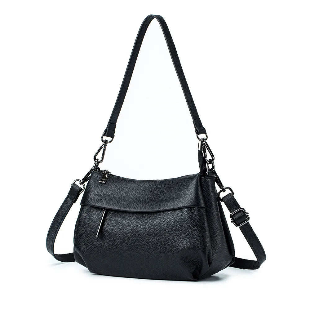 High Quality Real Leather Handbag Shoulder Bags Casual Messenger Crossbody Bag