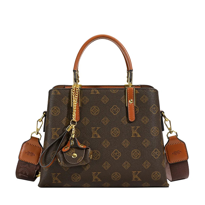 Fashionable Vintage Leather Bag Elegant Crossbody Bag