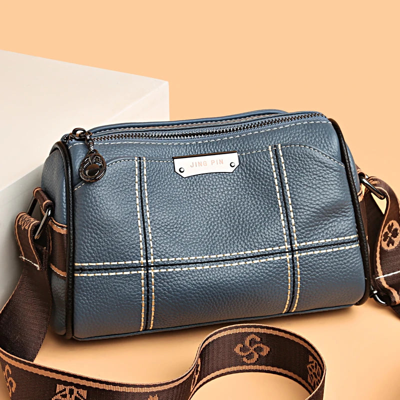 Genuine Leather Handbags Luxury Design Crossbody Bag