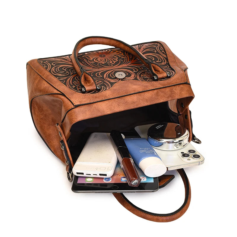 High Quality Retro Handbag Women Shoulder Bag Luxurious Design