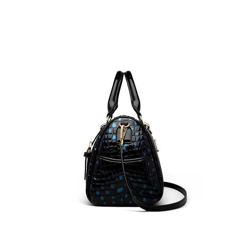 Luxurious Leather Handbag Cow Leather Handmade Shoulder Bag