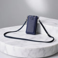 Premium Leather Crossbody Phone Bag Adjustable Strap