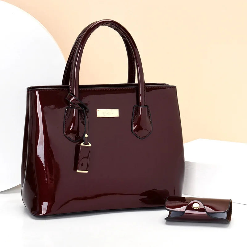 High Quality Patent Leather Women's Bag Fashion
