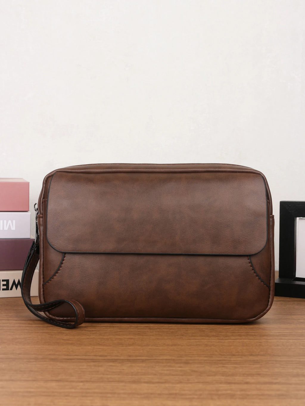 Minimalist Retro Large Capacity Multifunctional Wristlet Clutch Cell Phone Bag