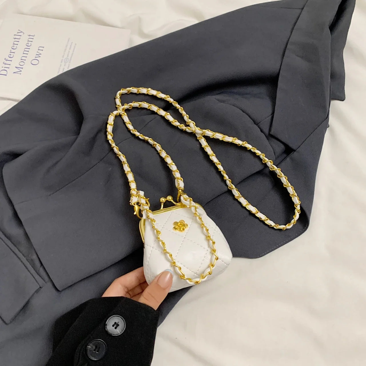 Super Mini Crossbody Bag Luxury Design Coin Purse