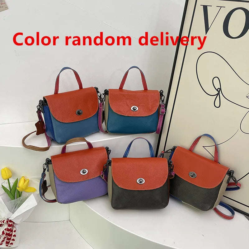 Luxury Layer Cowhide Tote Fashion High Quality Genuine Leather