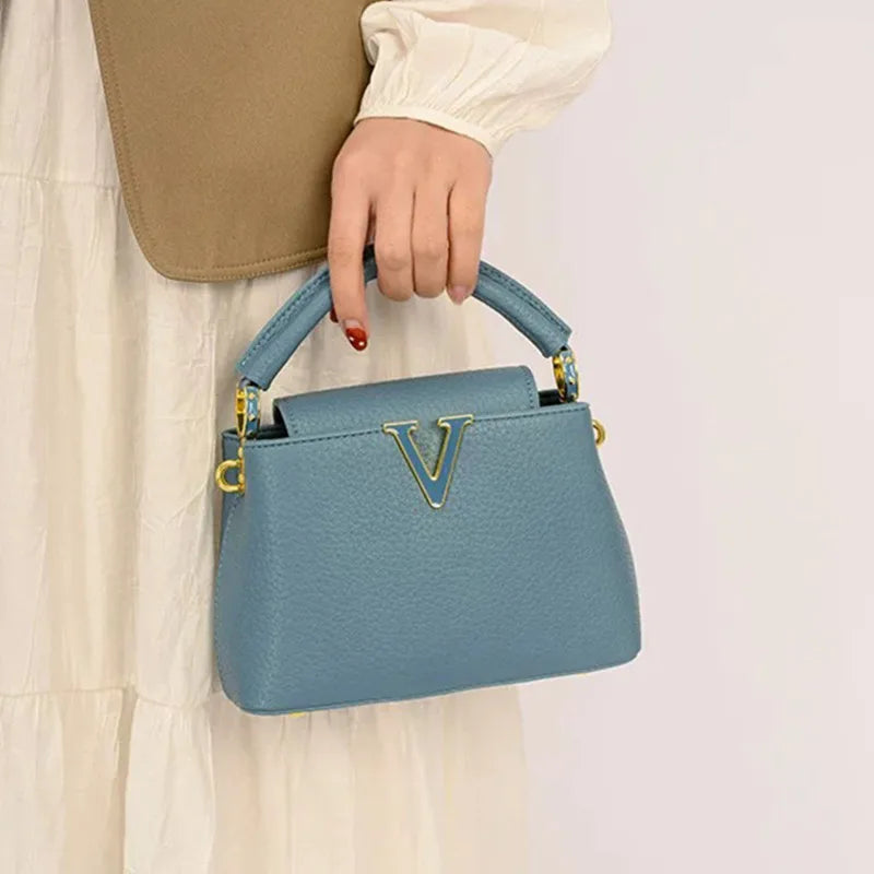 Luxury Fashion Leather Handbag Shell Messenger Bags