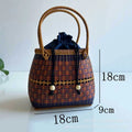 Handmade basket exotic style woven bamboo handbag
