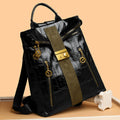 Fashion Luxury High Quality Leather Travel Backpacks Large Capacity Shoulder Bag