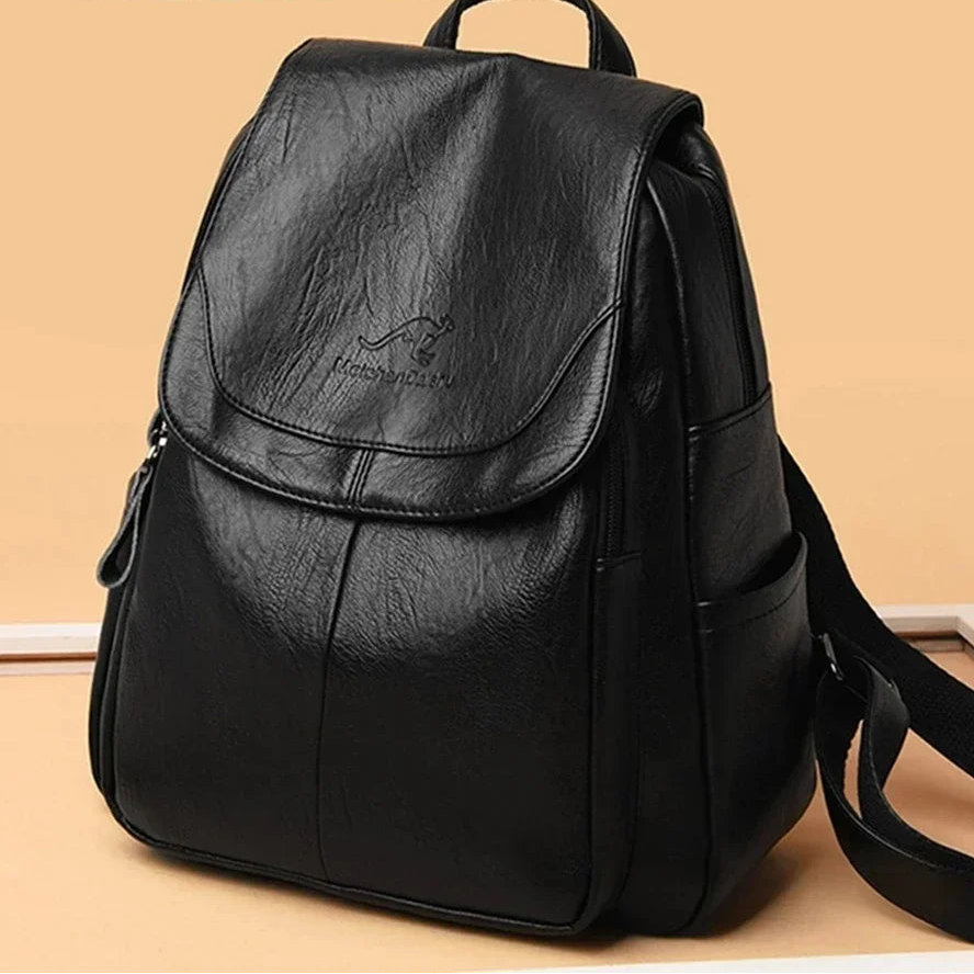 Soft Leather Backpack Fashion Female Shoulder Bag