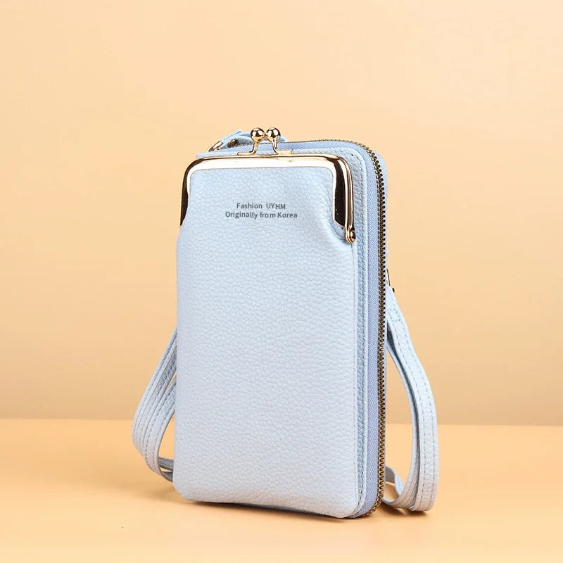 Fashion Small Crossbody Phone Pouch Bags Mini Leather Wallet