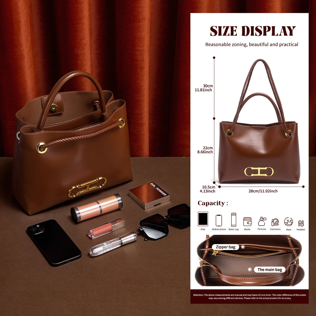 Women's handbag minimalist tote bag dual-use commuting women's bag