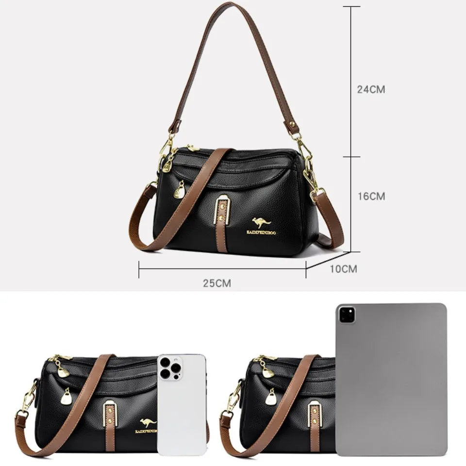 Genuine Brand Top Quality Leather Luxury Handbag Shoulder Crossbody Bags for Women